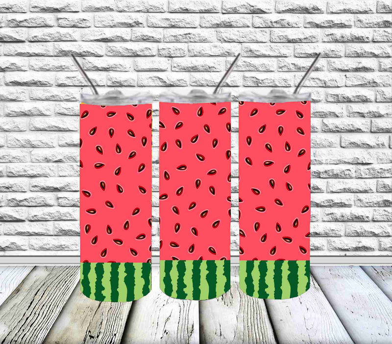 20 Skinny Sublimation Wrap- Watermelon