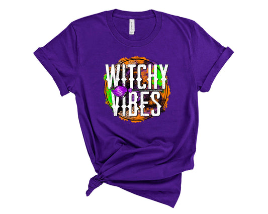 witchy vibes grunge circle Orange - Transfer