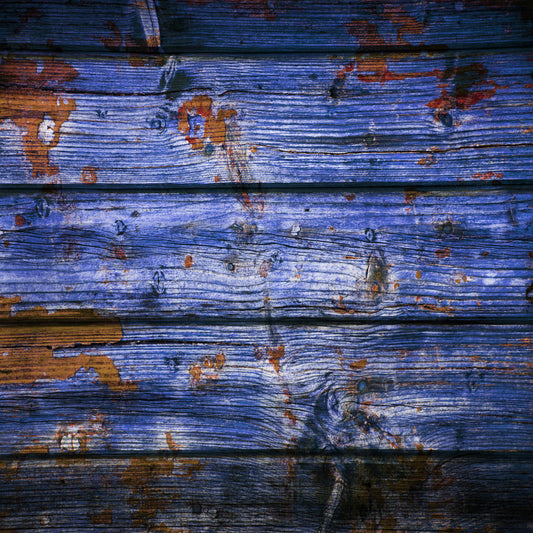 Distressed Wood #1 Indigo